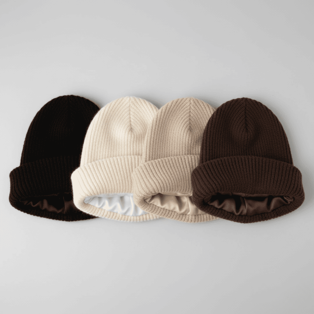 Czapka Satinéa - Ochrona włosów przed puszeniem